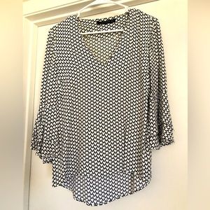 ⭐️ Black and White Tunic Zara Size XS